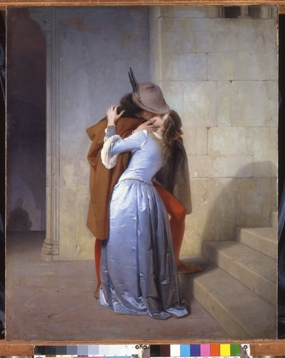 Kysset, 1859 av Francesco Hayez