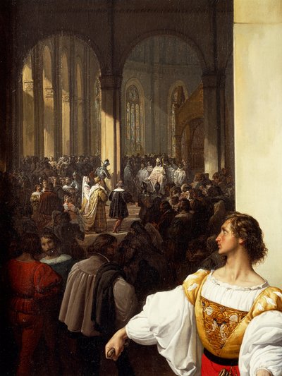 Konspirasjonen til Lampugnani av Francesco Hayez