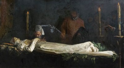 Michelangelo ved dødsleiet til Vittoria Colonna av Francesco Jacovacci