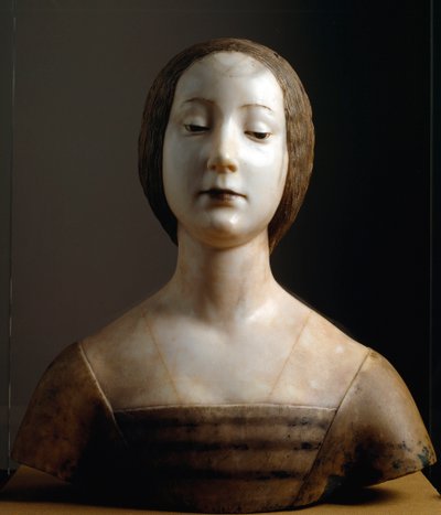 Byste av en kvinne, kjent som Isabella av Aragon av Francesco Laurana