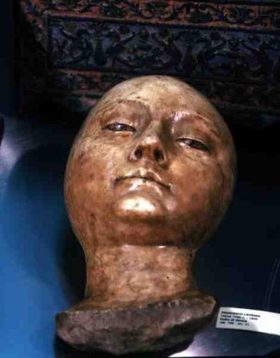 Ansiktet til en kvinne (marmor) av Francesco Laurana