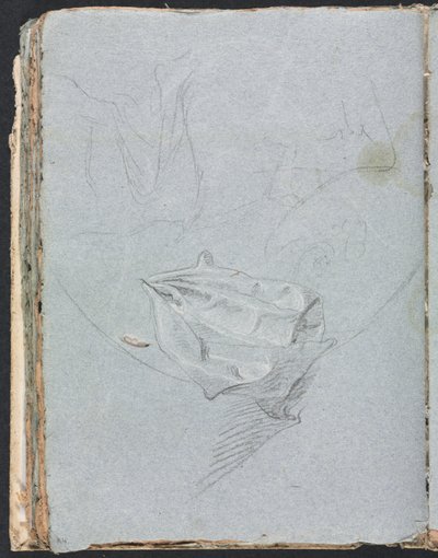 Verona Sketchbook: Draperistudie (side 84) av Francesco Lorenzi
