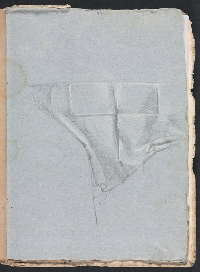 Verona Sketchbook: Draperistudie (side 93) av Francesco Lorenzi