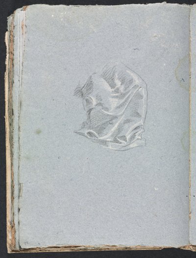Verona Skissebok: Draperistudie side 94, 1760. av Francesco Lorenzi