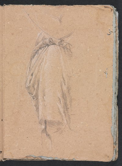 Verona Sketchbook: Draperistudie med albue (side 5) av Francesco Lorenzi