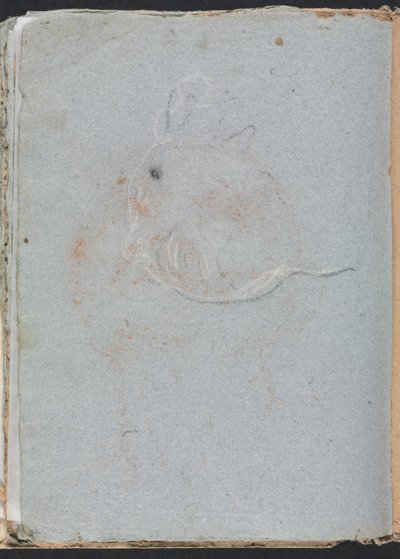 Verona Sketchbook: Head page 30, 1760. av Francesco Lorenzi