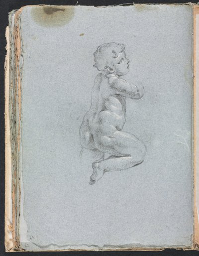 Verona Sketchbook: Putto på profilside 64, 1760. av Francesco Lorenzi