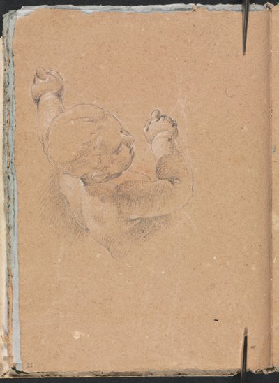 Verona Skissebok: Putto side 22, 1760. av Francesco Lorenzi