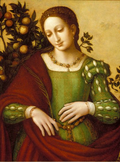 Kvinnelig helgen av Francesco Melzi