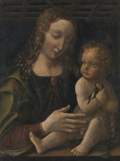 Jomfru og barn av Francesco Napoletano