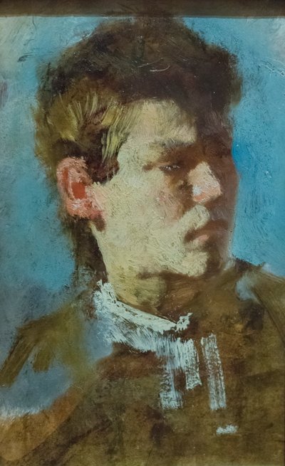 Selvportrett som ung mann av Francesco Paolo Michetti