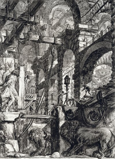 Fengsel V av Francesco Piranesi