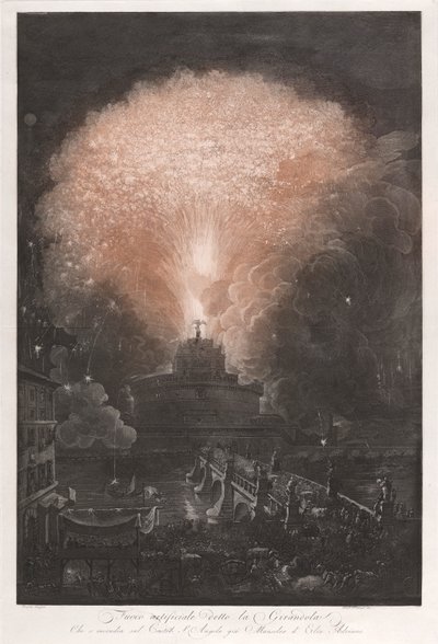 Kunstig ild kalt Pinwheel that s av Francesco Piranesi