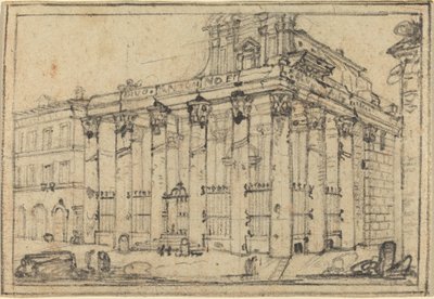 Antoninus og Faustinas tempel av Francesco Piranesi