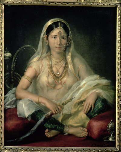 Portrett av en moguldame, 1787 av Francesco Renaldi