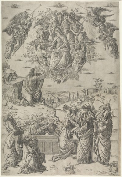 Jomfruens antagelse av Francesco Rosselli