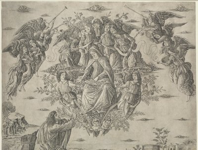 The Assumption of the Virgin, ca. 1495. av Francesco Rosselli