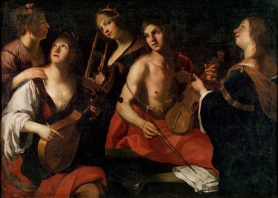 Konsert, sent på 1500-tallet eller tidlig på 1600-tallet av Francesco Rustici