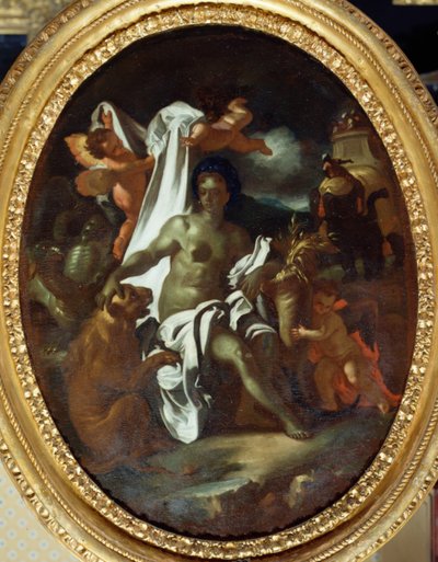 Allegory of Africa (olje på lerret) av Francesco Solimena