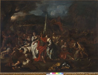 David Defeator of the Amalekites, 1720-21 av Francesco Solimena