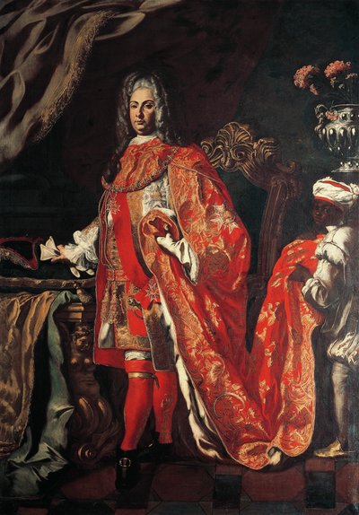 Portrett av Marzio Carafa, hertugen av Maddaloni, av Francesco Solimena (1647-1747) av Francesco Solimena