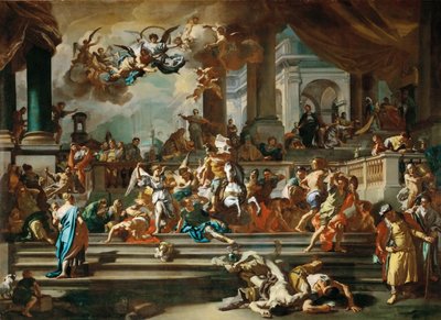 Utvisningen av Heliodorus fra tempelet av Francesco Solimena