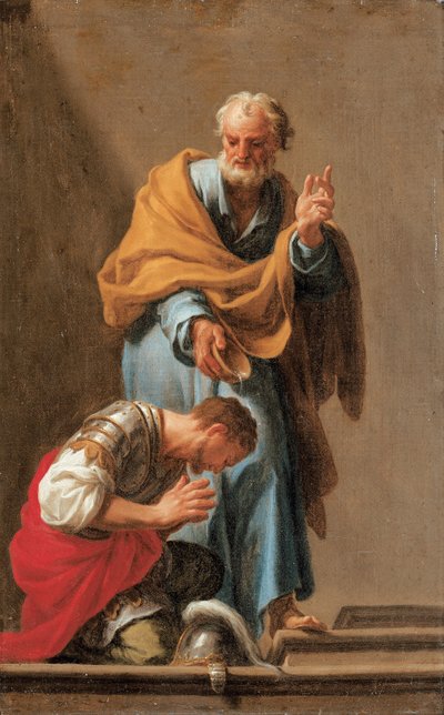 St. Peter døper høvedsmannen Cornelius av Francesco Trevisani