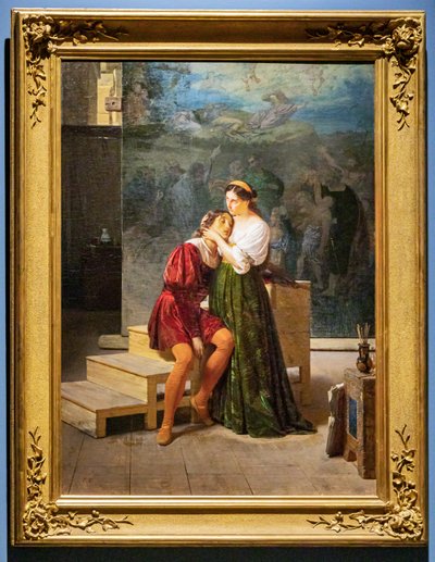 Raphael og Fornarina av Francesco Valaperta
