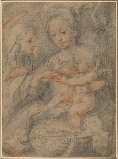 Ekteskapet til Saint Catherine av Francesco Vanni