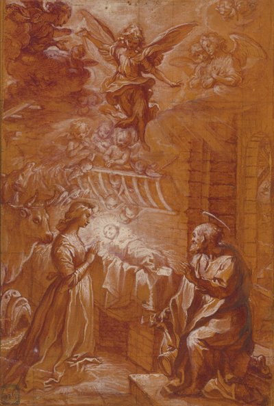 Die Geburt Christi av Francesco Vanni