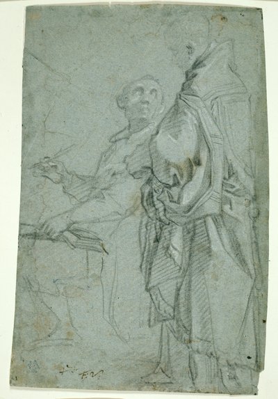 To Ecclesiastics: Studie for disputasen om det hellige sakrament av Francesco Vanni