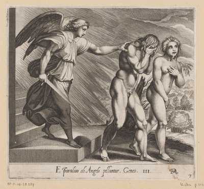 Utvisning fra paradis av Francesco Villamena