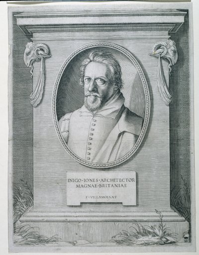 Inigo Jones (gravering) av Francesco Villamena