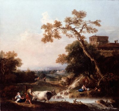 Landskap av Francesco Zuccarelli
