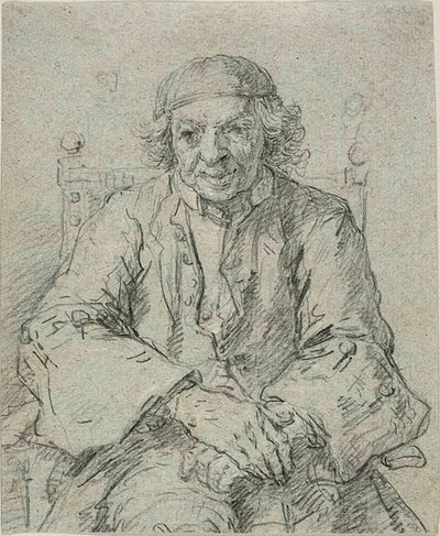 Portrett av en gammel mann av Francesco Zuccarelli