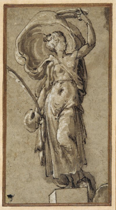 Fortune holder en håndflate av Francesco de Rossi Salviati