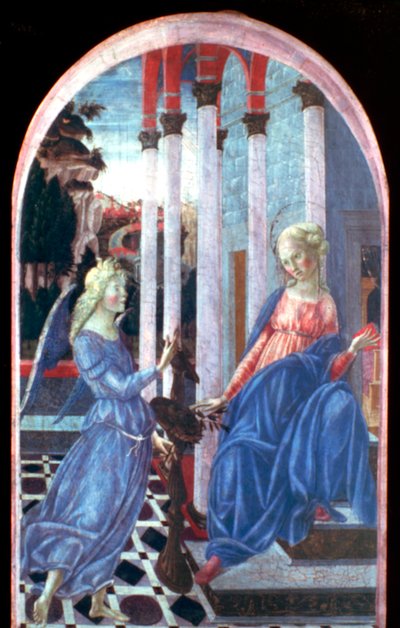 Kunngjøring, c1470-1472 av Francesco di Giorgio Martini