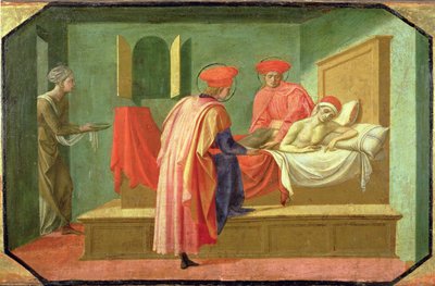 SS. Cosmas og Damian helbreder de syke av Francesco di Stefano Pesellino