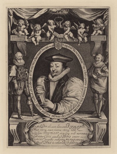 John Williams, biskop av Lincoln, senere erkebiskop av York, c1621 (gravering) av Francis (after) Delaram