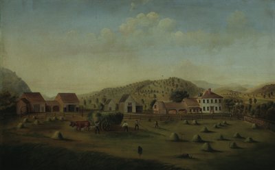 Leete Farm, West Claremont, New Hampshire, ca. 1822. av Francis Alexander