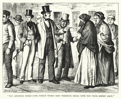 Illustrasjon for store forventninger av Charles Dickens (gravering) av Francis Arthur Fraser