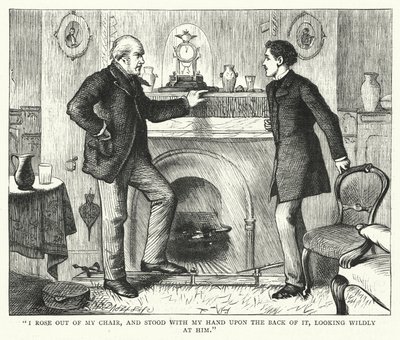 Illustrasjon for store forventninger av Charles Dickens (gravering) av Francis Arthur Fraser