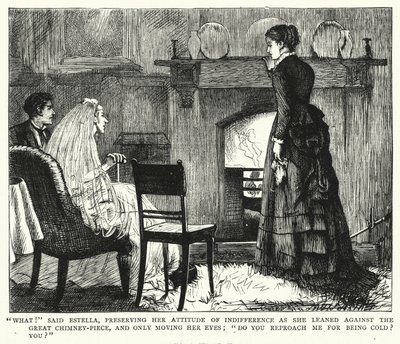 Illustrasjon for store forventninger av Charles Dickens (gravering) av Francis Arthur Fraser