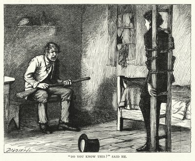 Illustrasjon for store forventninger av Charles Dickens (gravering) av Francis Arthur Fraser