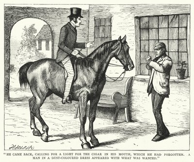 Illustrasjon for store forventninger av Charles Dickens (gravering) av Francis Arthur Fraser