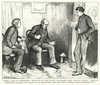 Illustrasjon for store forventninger av Charles Dickens (gravering) av Francis Arthur Fraser
