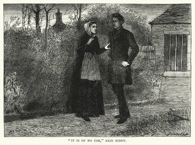Illustrasjon for store forventninger av Charles Dickens (gravering) av Francis Arthur Fraser