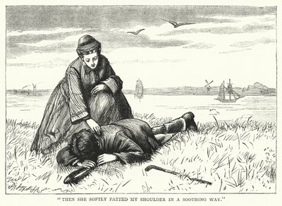 Illustrasjon for store forventninger av Charles Dickens (gravering) av Francis Arthur Fraser