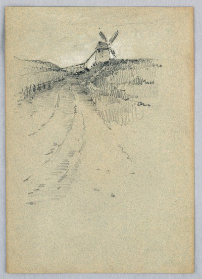 En vindmølle av Francis Augustus Lathrop