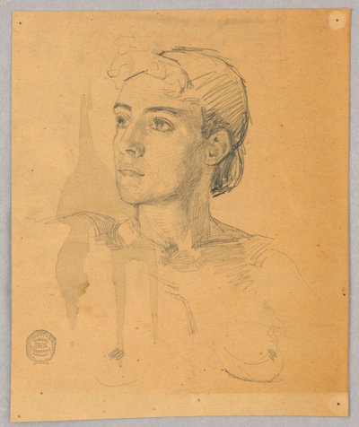 Byste av naken kvinne av Francis Augustus Lathrop